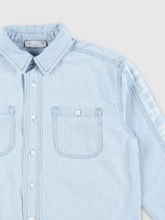 25FW [키즈] 스텔라 맥카트니 셔츠 TW5P50Z0522 601 Denim - STELLA MCCARTNEY