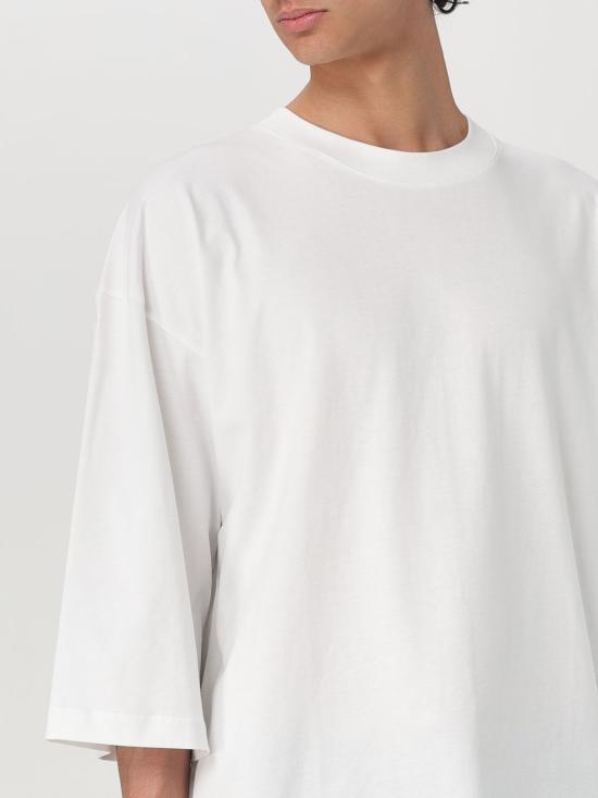 25FW 톰크롬 반팔 티셔츠 MTS852 OFF White - THOM KROM