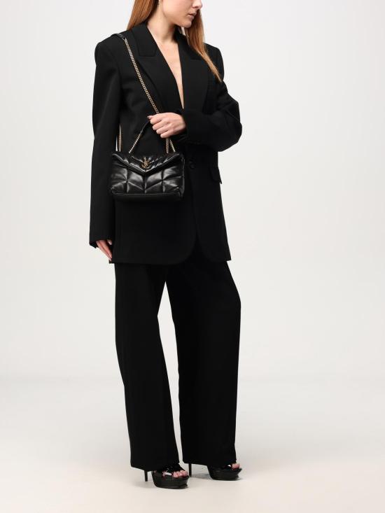 24FW 생로랑 팬츠 806967Y7E63 1000 Black - SAINT LAURENT