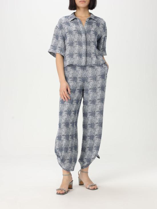 25SS 엠포리오 아르마니 스트레이트 팬츠 EW000872AF12524 FB228 White - EMPORIO ARMANI