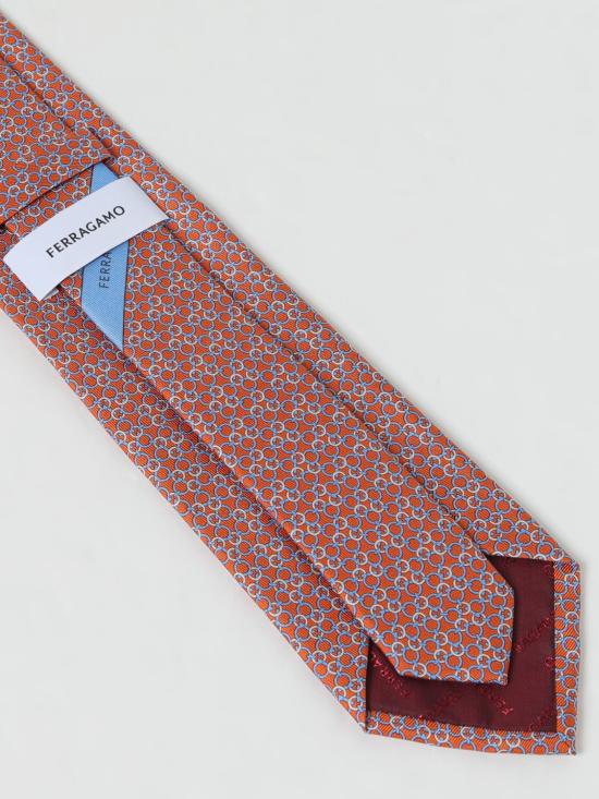 25SS 살바토레 페라가모 넥타이 351207 778549 005 Orange - SALVATORE FERRAGAMO