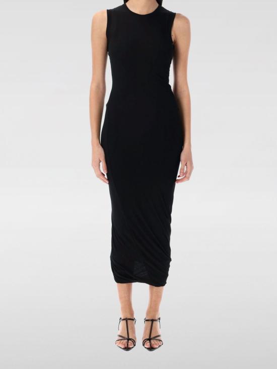 25SS 질샌더 롱 원피스 J02CT0505J20249 001 Black