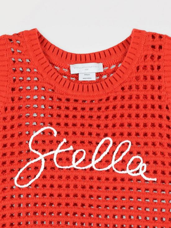 25FW [키즈] 스텔라 맥카트니 탑 TW9A42Z1876 421 Red - STELLA MCCARTNEY