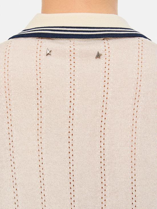 25SS 골든구스 반팔 티셔츠 GWP02121P00198311782 White - GOLDEN GOOSE