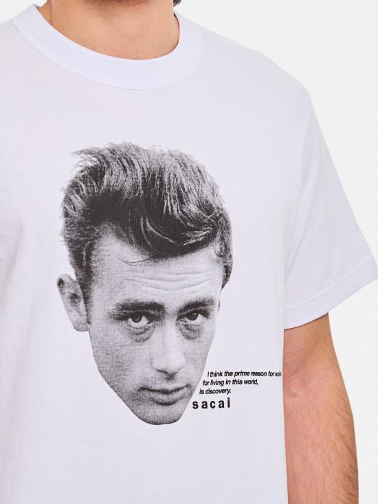 25SS 사카이 반팔 티셔츠 250918S 101 White - SACAI
