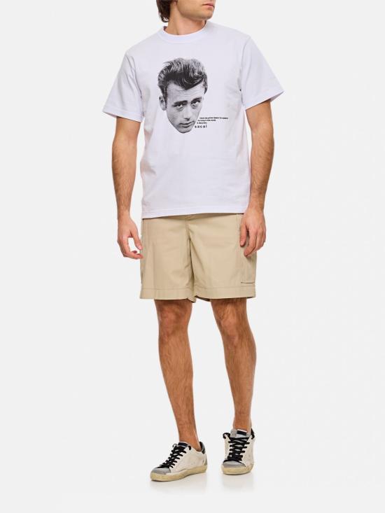 25SS 사카이 반팔 티셔츠 250918S 101 White - SACAI