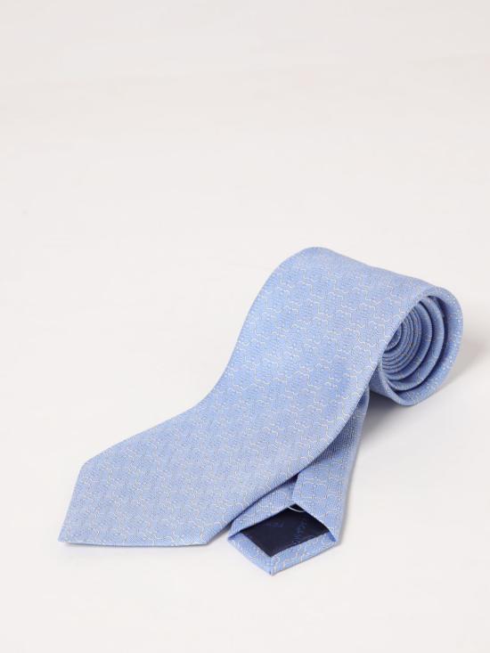 25SS 살바토레 페라가모 넥타이 351204 778441 003 Gnawed Blue