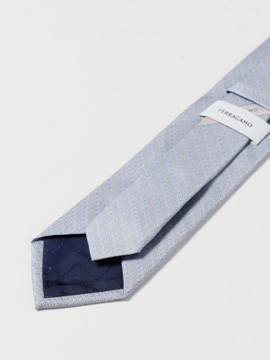 25SS 살바토레 페라가모 넥타이 351219 778587 003 Gnawed Blue - SALVATORE FERRAGAMO