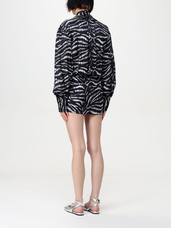 25FW 디 아티코 숏 원피스 250WCA00093VSE001PR 414 Black - THE ATTICO