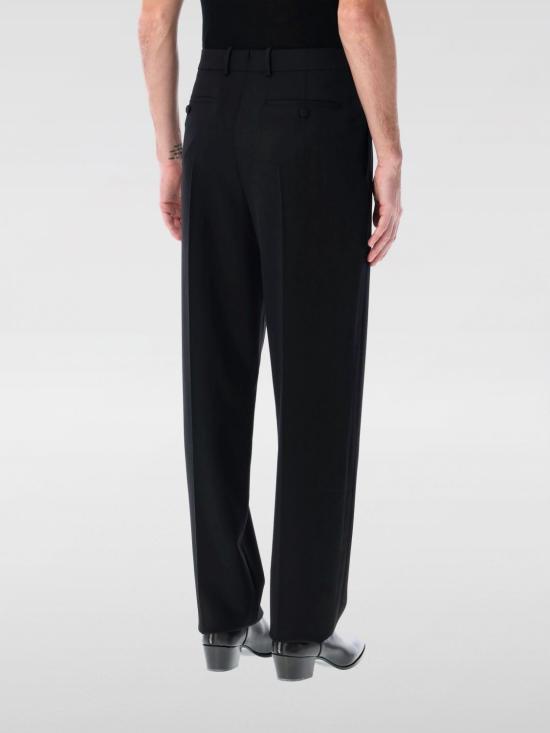 25FW 생로랑 스트레이트 팬츠 821988Y512W 1000 Black - SAINT LAURENT