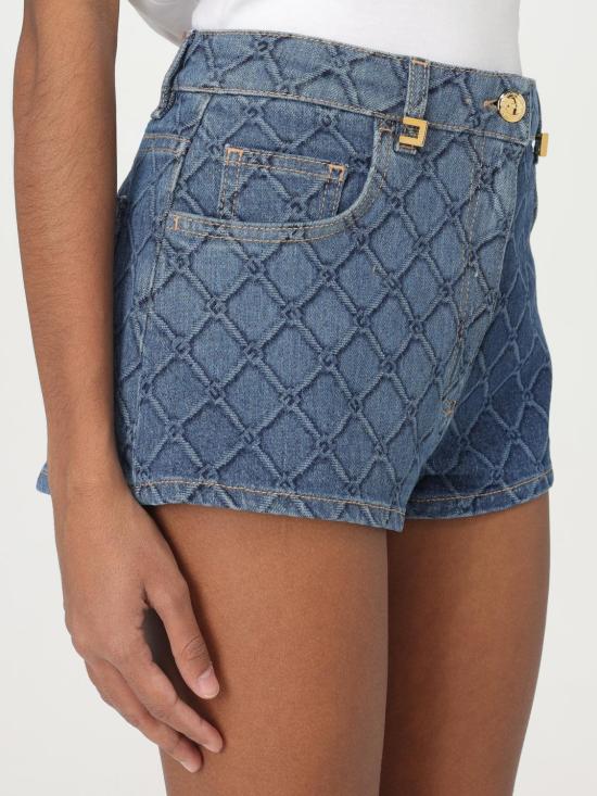 25SS 엘리자베타프랜치 숏팬츠 HJ36N 139 Blue - ELISABETTA FRANCHI