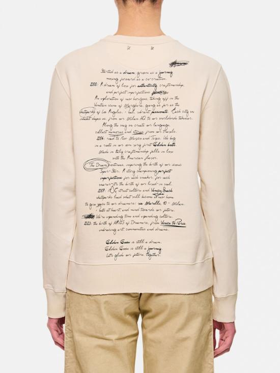 25SS 골든구스 스웨터 GWP01223P00189411421 White - GOLDEN GOOSE