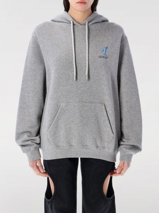 25SS 오프화이트 스웨터 OWBB064S25FLE002 0510 Grey