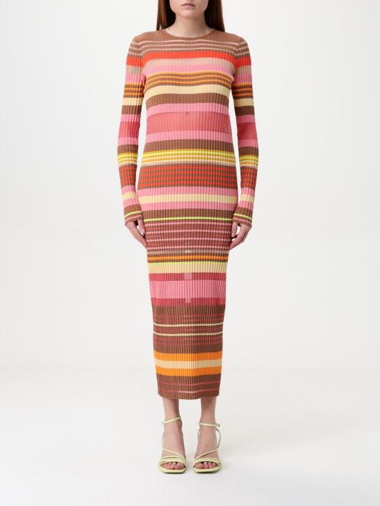 25FW 핑코 롱 원피스 104639A2E8 NLH Multicolor