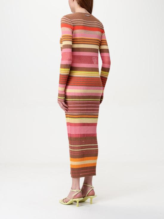 25FW 핑코 롱 원피스 104639A2E8 NLH Multicolor - PINKO