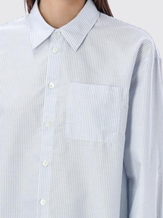 25SS 아페쎄 블라우스 COGUHF12550 IAA Blue - A.P.C.