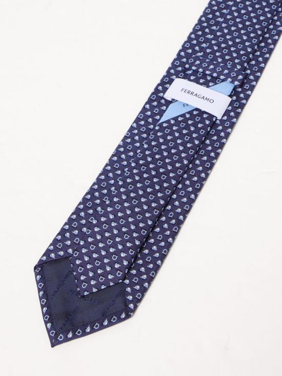 25SS 살바토레 페라가모 넥타이 351243 779456 001 Navy - SALVATORE FERRAGAMO
