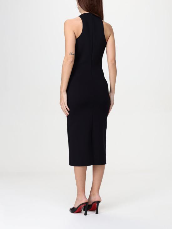 25SS 뮈글러 미디 원피스 25P3RO1700859 1999 Black - MUGLER