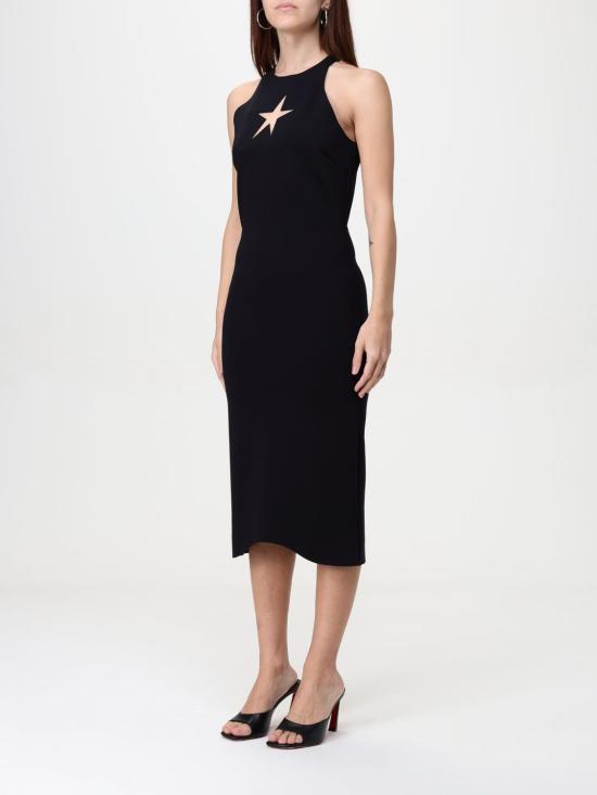 25SS 뮈글러 미디 원피스 25P3RO1700859 1999 Black - MUGLER