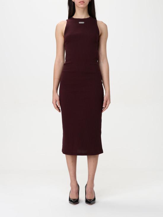 25SS 알렉산더 맥퀸 롱 원피스 815621QLAEE 5006 Red