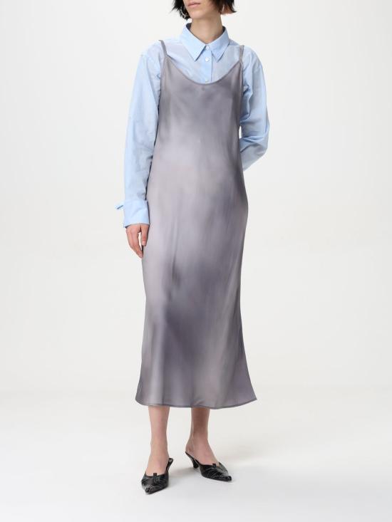 25SS 아크네 스튜디오 롱 원피스 FNWNDRES001374 BQ9 Grey - ACNE STUDIOS