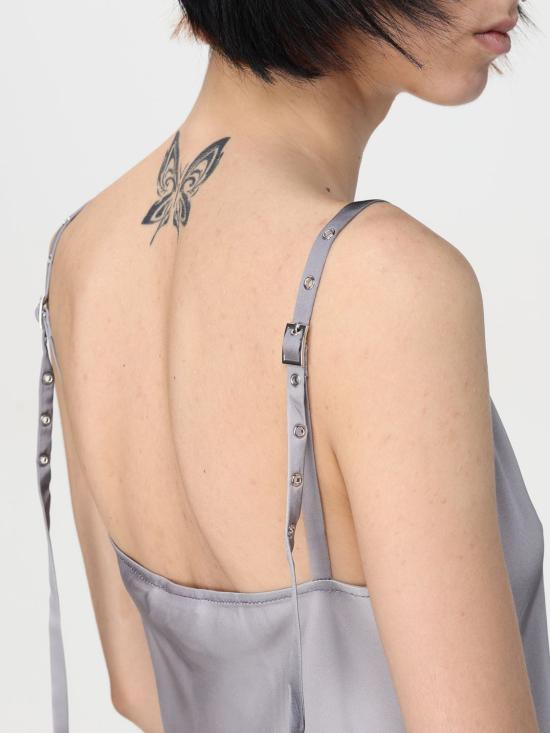 25SS 아크네 스튜디오 롱 원피스 FNWNDRES001374 BQ9 Grey - ACNE STUDIOS