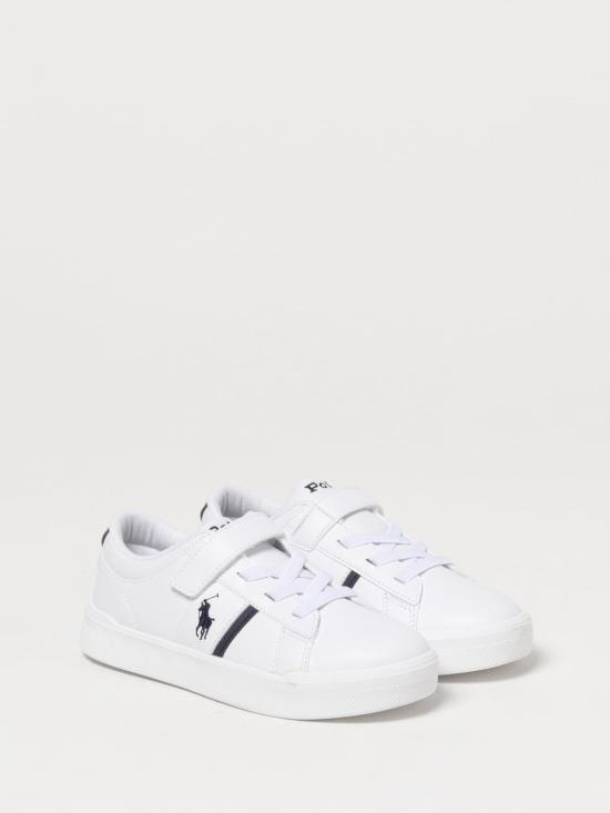 25SS [키즈] 폴로 랄프로렌 스니커즈 RL01268100 White - POLO RALPH LAUREN