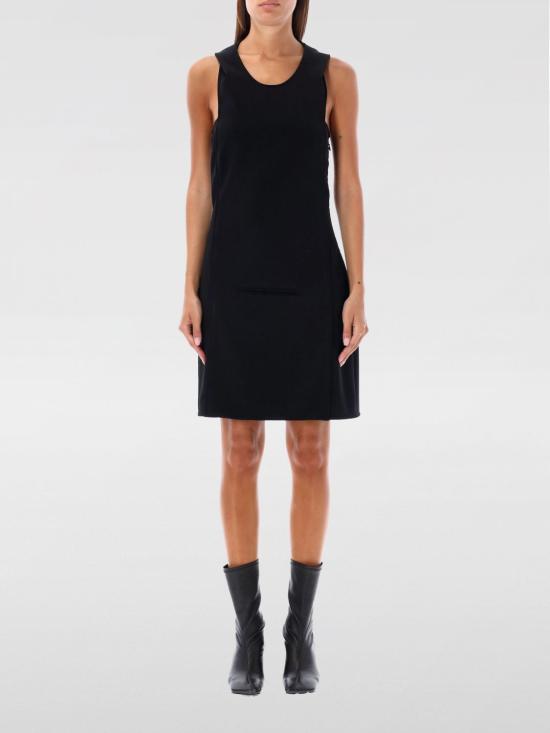 24FW 쿠레쥬 롱 원피스 424CRO526PL0159 9999 Black