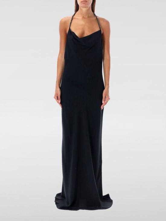 24FW 스텔라 맥카트니 롱 원피스 6A04543BU379 1000 Black