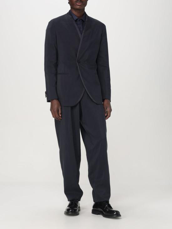 25SS 조르지오 아르마니 트레이닝/조거 팬츠 GM001567TE10081 U8134 Blue - GIORGIO ARMANI