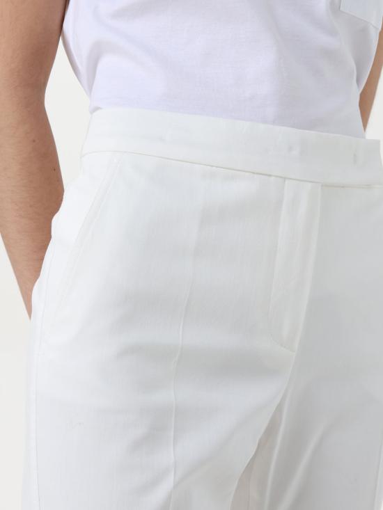 25FW 막스마라 스트레이트 팬츠 2511131072600 056 White - MAX MARA