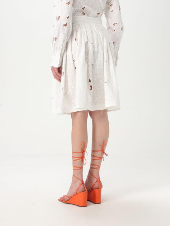 25SS 엠에스지엠 스커트 3841MDD24X257277 01 White - MSGM