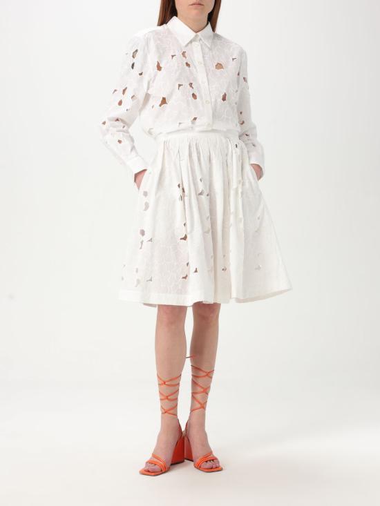 25SS 엠에스지엠 스커트 3841MDD24X257277 01 White - MSGM