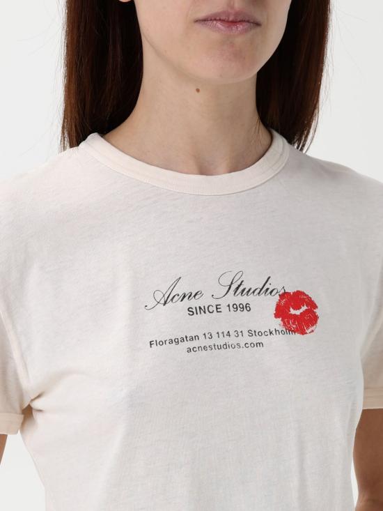 25SS 아크네 스튜디오 반팔 티셔츠 AL0460 AR8 Grey - ACNE STUDIOS