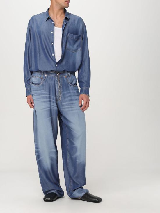 25FW 마리아노 OFFICINA, 오피치나 피자마 롱슬리브 데님 셔츠  T28018729LU29 07 Denim - MAGLIANO