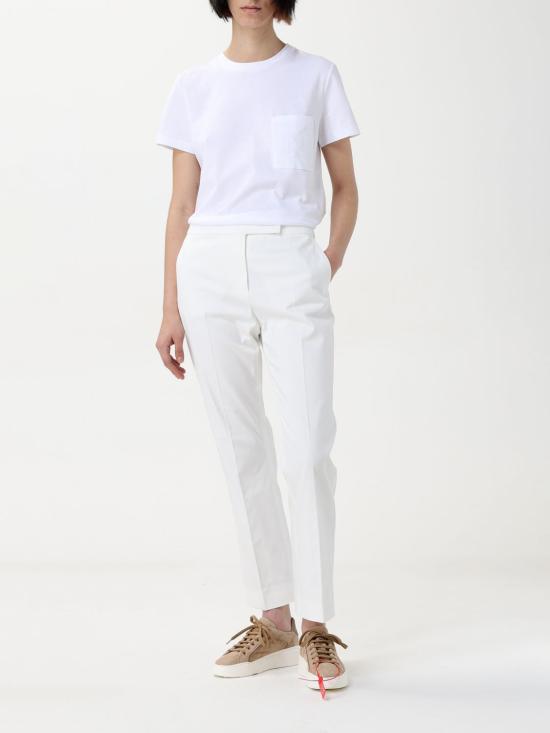 25FW 막스마라 반팔 티셔츠 2511941032600 001 White - MAX MARA