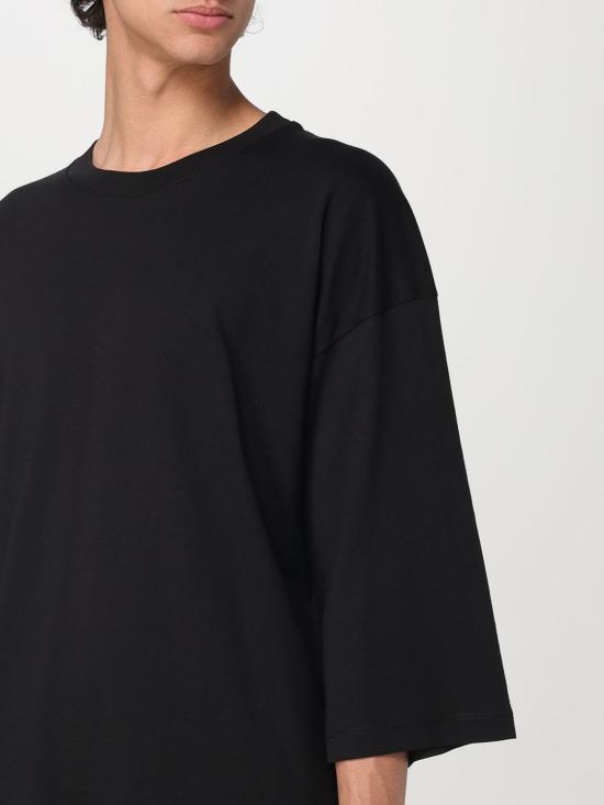 25FW 톰크롬 반팔 티셔츠 MTS852 Black - THOM KROM