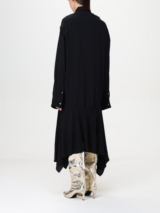 25SS 아크네 스튜디오 롱 원피스 A20785 900 Black - ACNE STUDIOS