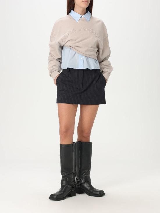 25SS 아크네 스튜디오 숏 스커트 FNWNSKIR000790 900 Black - ACNE STUDIOS