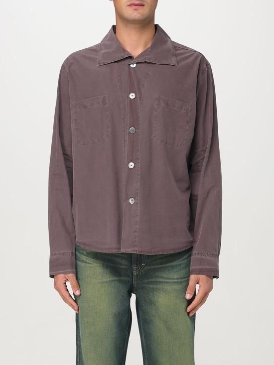 25SS 아워레가시 긴팔 셔츠 M2252FC Charcoal Bordeaux Burgundy