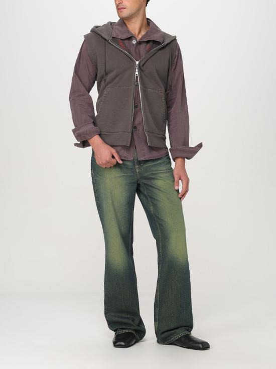 25SS 아워레가시 긴팔 셔츠 M2252FC Charcoal Bordeaux Burgundy - OUR LEGACY