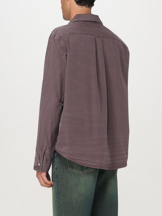 25SS 아워레가시 긴팔 셔츠 M2252FC Charcoal Bordeaux Burgundy - OUR LEGACY