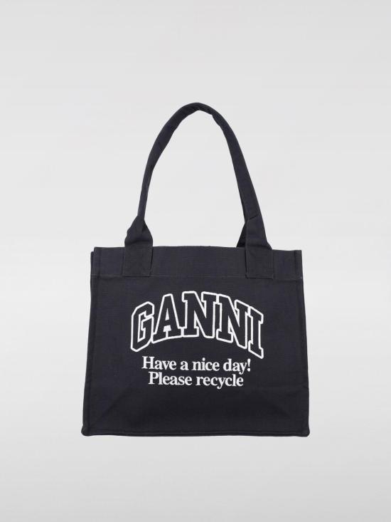 25SS 가니 토트백 A66475903 252 Black