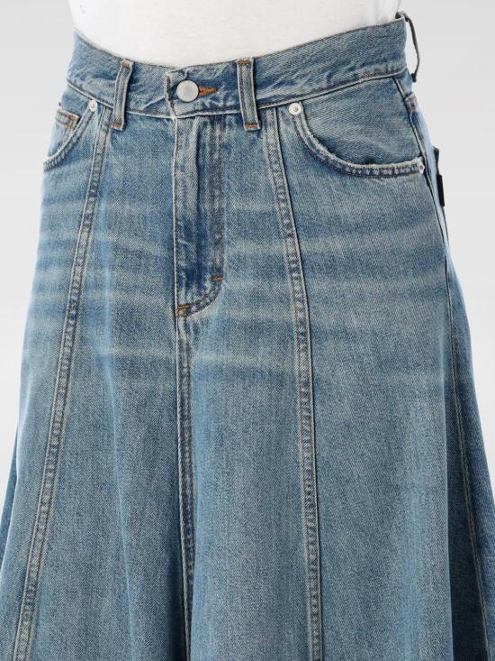 25FW 하이쿠레 데님 스커트 HEW08091DF144 L0876 Blue - HAIKURE