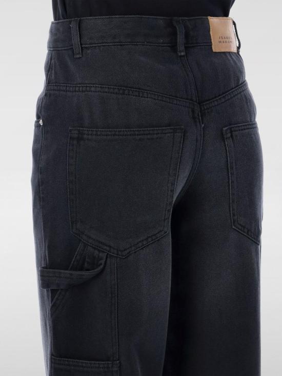 24FW 이자벨마랑에뚜왈 데님 팬츠 PA0195FBB1H07I 02FK Black - ISABEL MARANT ETOILE