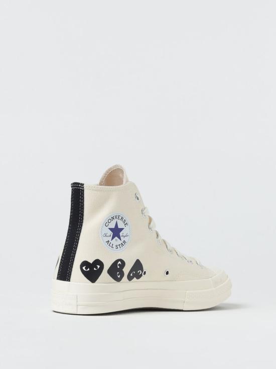 25SS 꼼데가르송 플레이 X 컨버스 스니커즈 AZK127001 2 White - COMME DES GARCONS PLAY CONVERSE
