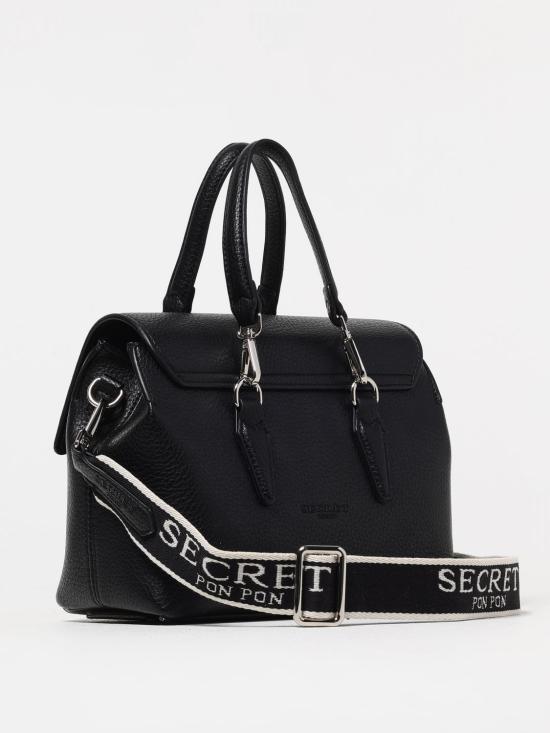 25SS 시크릿 폰 폰 토트백 QUINY SMALL BLACK Black - SECRET PON PON