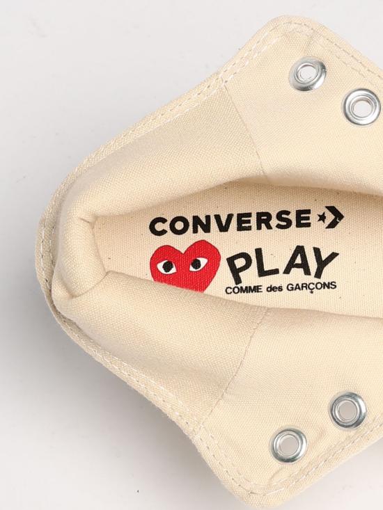 25SS 꼼데가르송 플레이 X 컨버스 뮬/슬리퍼 AZK129001 2 White - COMME DES GARCONS PLAY CONVERSE
