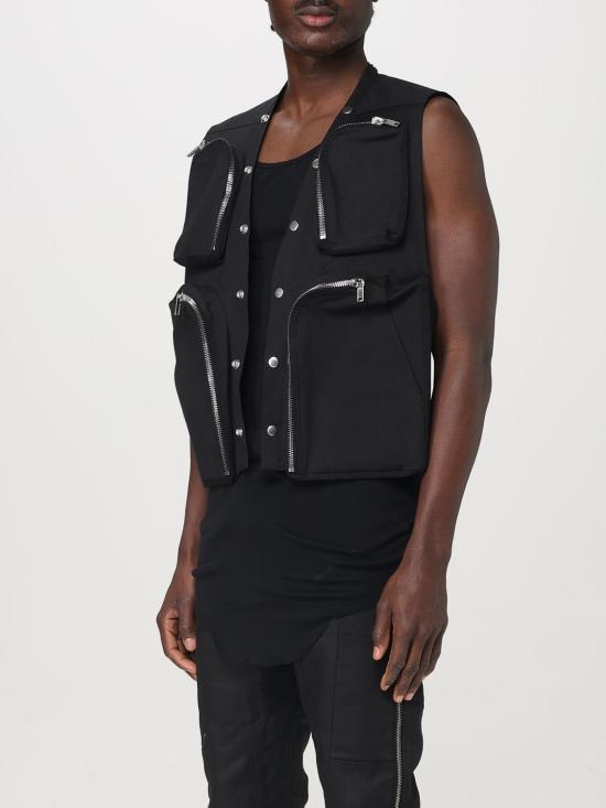 25SS 릭 오웬스 베스트 RU01E5767TE 09 Black - RICK OWENS