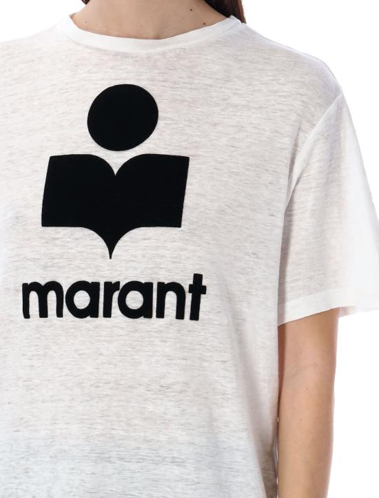 25SS 이자벨마랑에뚜왈 반팔 티셔츠 24PTS0001FBA1N09E 20WH WHITE - ISABEL MARANT ETOILE